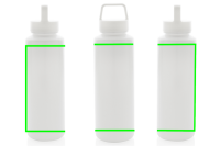 Wasserflasche mit Henkel aus RCS rPP Farbe: weiß