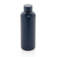 Impact Vakuumflasche aus RCS recyceltem Stainless-Steel Farbe: blau