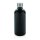 Soda Trinkflasche aus RCS-zertifiziertem Stainless-Steel Farbe: schwarz