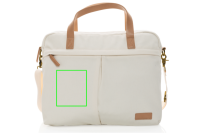 Impact AWARE™ 16 oz. rCanvas Laptop-Tasche Farbe: off white
