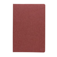 Salton Luxus Kraftpapier Notizbuch A5 Farbe: kirschrot