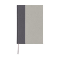 Words GRS zertifiziertes RPET & Kraft Notizbuch A5 Farbe: grau