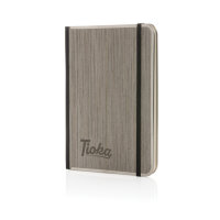 Treeline A5 Deluxe Notizbuch mit Holzeinband Farbe: grau