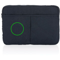 Laluka AWARE™ 15,6" Laptoptasche aus recycelter Baumwolle Farbe: navy blau