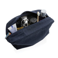 Impact Aware™ 285g/m² Kosmetiktasche aus ungefärbtem Canvas Farbe: navy blau