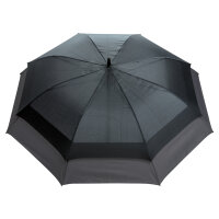 Swiss Peak AWARE™ 23" bis 27" erweiterbarer Regenschirm Farbe: schwarz