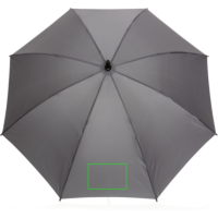 23" Impact AWARE™ RPET 190T Stormproof-Schirm Farbe: anthrazit