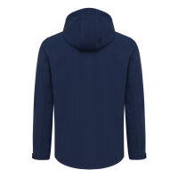 Iqoniq Makalu Herren Softshelljacke aus recyceltem Polyester Farbe: navy blau