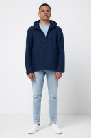 Iqoniq Makalu Herren Softshelljacke aus recyceltem Polyester Farbe: navy blau