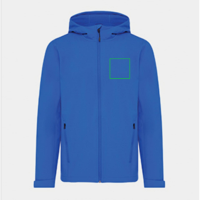 Iqoniq Makalu Herren Softshelljacke aus recyceltem Polyester Farbe: Königsblau