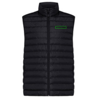 Iqoniq Meru Herren Bodywarmer aus recyceltem Polyester Farbe: schwarz