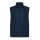 Iqoniq Meru Herren Bodywarmer aus recyceltem Polyester Farbe: navy blau