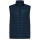 Iqoniq Meru Herren Bodywarmer aus recyceltem Polyester Farbe: navy blau