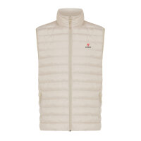 Iqoniq Meru Herren Bodywarmer aus recyceltem Polyester Farbe: beige