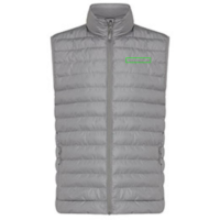 Iqoniq Meru Herren Bodywarmer aus recyceltem Polyester Farbe: Silbergrau