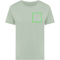 Iqoniq Yala Damen T-Shirt aus recycelter Baumwolle Farbe: Iceberg green