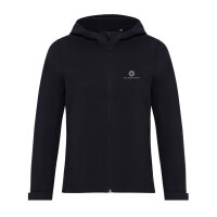 Iqoniq Makalu Damen Softshelljacke aus recyceltem Polyester Farbe: schwarz