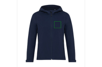 Iqoniq Makalu Damen Softshelljacke aus recyceltem Polyester Farbe: navy blau