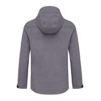 Iqoniq Makalu Damen Softshelljacke aus recyceltem Polyester Farbe: vulcano heather grey