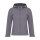 Iqoniq Makalu Damen Softshelljacke aus recyceltem Polyester Farbe: vulcano heather grey