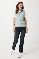 Iqoniq Meru Damen Bodywarmer aus recyceltem Polyester Farbe: Iceberg green