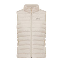 Iqoniq Meru Damen Bodywarmer aus recyceltem Polyester Farbe: beige