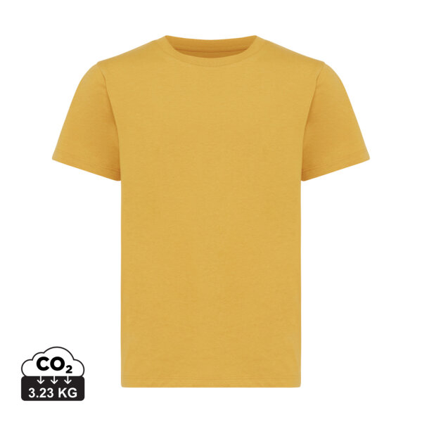 Iqoniq Koli Kids T-Shirt aus recycelter Baumwolle Farbe: ochre yellow