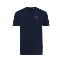 Iqoniq Bryce T-Shirt aus recycelter Baumwolle Farbe: navy blau