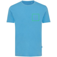 Iqoniq Bryce T-Shirt aus recycelter Baumwolle Farbe: tranquil blue