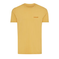 Iqoniq Bryce T-Shirt aus recycelter Baumwolle Farbe: ochre yellow