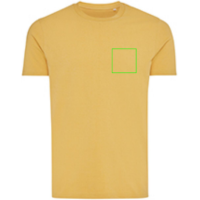 Iqoniq Bryce T-Shirt aus recycelter Baumwolle Farbe: ochre yellow