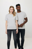 Iqoniq Manuel ungefärbtes T-Shirt aus recycelter Baumwolle Farbe: heather grey