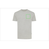 Iqoniq Manuel ungefärbtes T-Shirt aus recycelter Baumwolle Farbe: heather grey