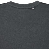 Iqoniq Manuel ungefärbtes T-Shirt aus recycelter Baumwolle Farbe: ungefärbtes Anthrazit