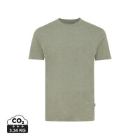 Iqoniq Manuel ungefärbtes T-Shirt aus recycelter Baumwolle Farbe: heather green