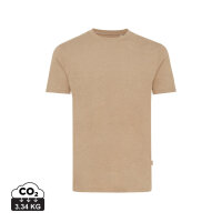 Iqoniq Manuel ungefärbtes T-Shirt aus recycelter Baumwolle Farbe: heather brown