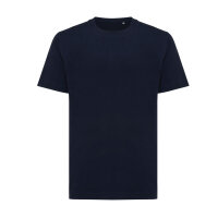 Iqoniq Kakadu relaxed T-Shirt aus recycelter Baumwolle Farbe: navy blau