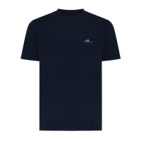 Iqoniq Sierra Lightweight T-Shirt aus recycelter Baumwolle Farbe: navy blau