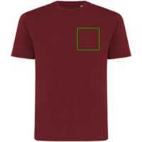 Iqoniq Sierra Lightweight T-Shirt aus recycelter Baumwolle Farbe: burgunderrot