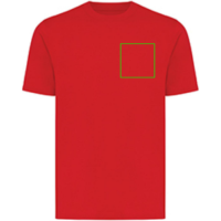 Iqoniq Sierra Lightweight T-Shirt aus recycelter Baumwolle Farbe: rot