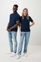 Iqoniq Yosemite Piqué-Poloshirt aus recycelter Baumwolle Farbe: navy blau