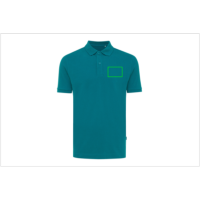 Iqoniq Yosemite Piqué-Poloshirt aus recycelter Baumwolle Farbe: verdigris