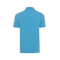 Iqoniq Yosemite Piqué-Poloshirt aus recycelter Baumwolle Farbe: tranquil blue