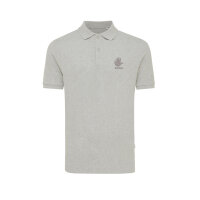 Iqoniq Yosemite Piqué-Poloshirt aus recycelter Baumwolle Farbe: heather grey