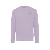 Iqoniq Zion Rundhals-Sweater aus recycelter Baumwolle Farbe: lavender