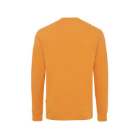 Iqoniq Zion Rundhals-Sweater aus recycelter Baumwolle Farbe: sundial orange