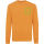 Iqoniq Zion Rundhals-Sweater aus recycelter Baumwolle Farbe: sundial orange