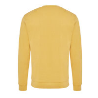 Iqoniq Zion Rundhals-Sweater aus recycelter Baumwolle Farbe: ochre yellow