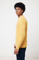 Iqoniq Zion Rundhals-Sweater aus recycelter Baumwolle Farbe: ochre yellow