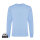 Iqoniq Zion Rundhals-Sweater aus recycelter Baumwolle Farbe: sky blue